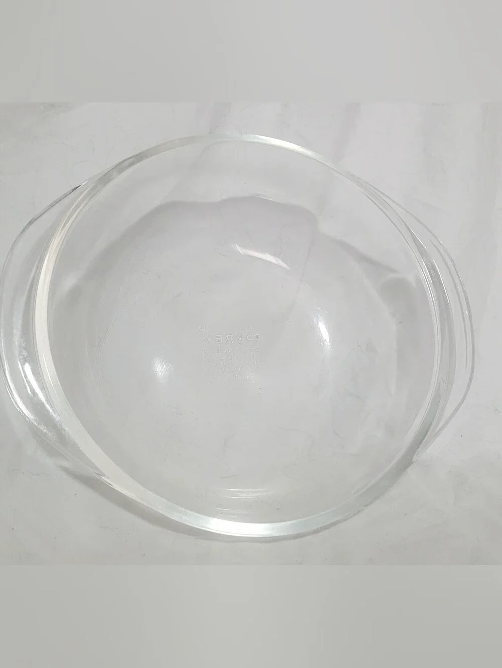 PYREX 1.5 qt Clear Glass 023 Casserole Dish Bowl W/ 683-C Lid Vtg USA